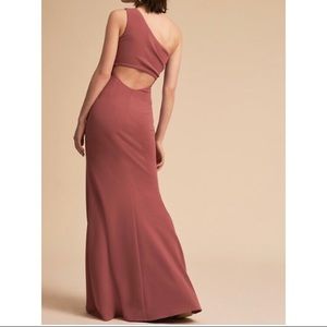 Mauve bridesmaid dress